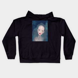 Floating mermaid Kids Hoodie